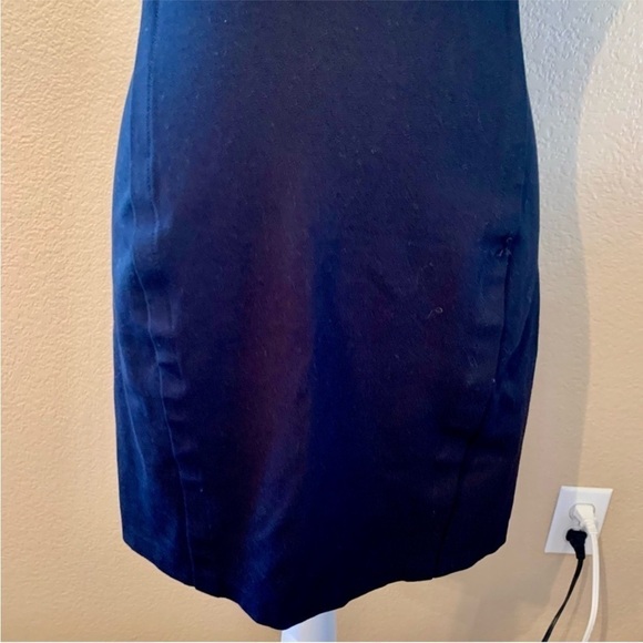 A/X Armani Exchange Dress Small Black Cocktail Dress Mini Viscose Elastane - Picture 4 of 15